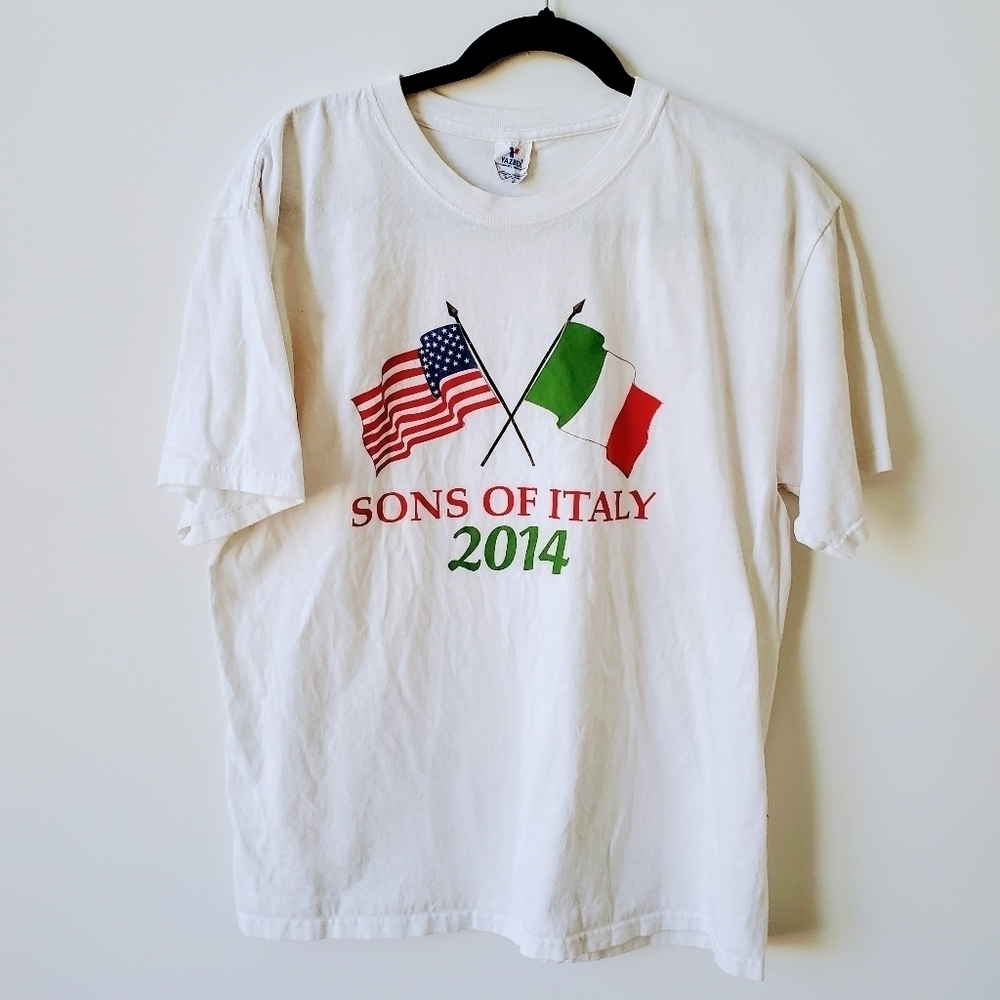 Yazbek Sons Of Italy 2014 Unisex T-Shirt Size Large